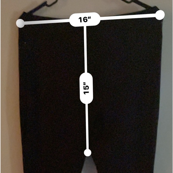 No Boundaries Woman’s Black Fit & Flare High Stretch Elastic Waistband Pants XL - Picture 8 of 15